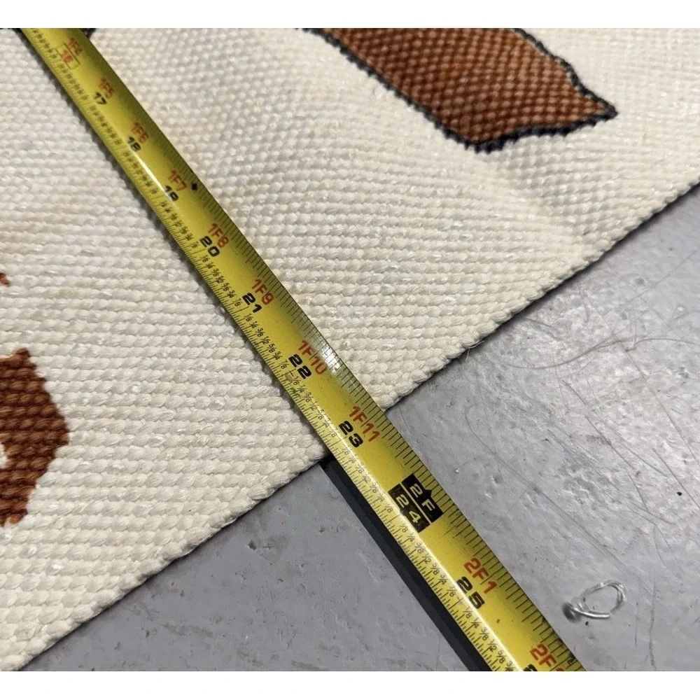 Vintage University of Texas Longhorn Country UT Throw Rug Tapestry 42x23